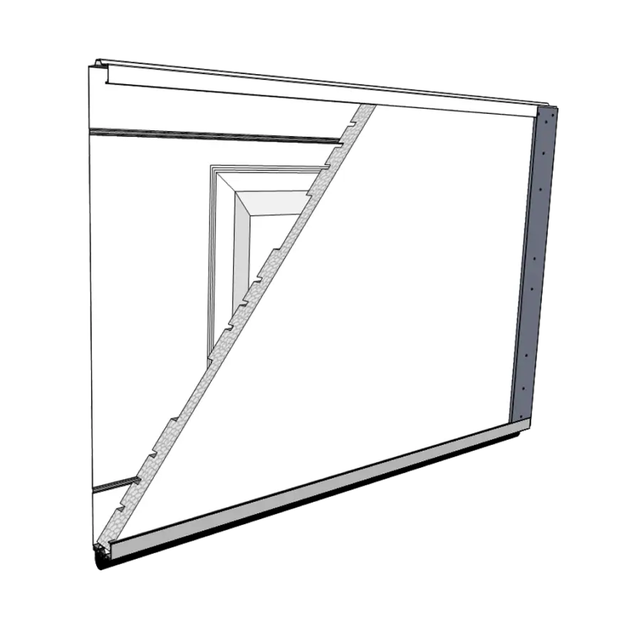 Garage door construction diagram