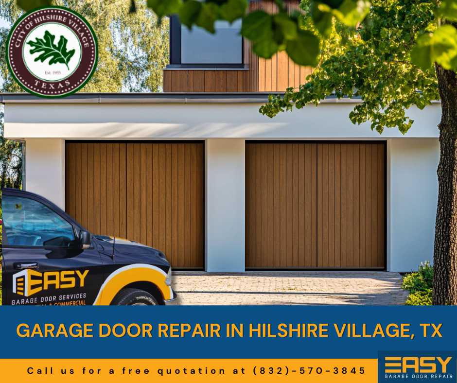 GARAGE DOOR REPAIR IN Hilshire Village, TX