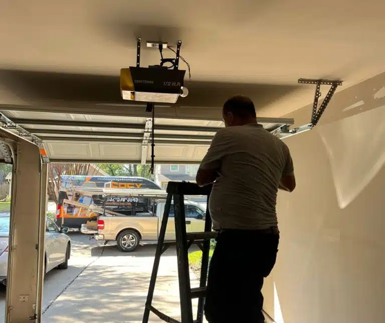 Garage door tune-up and opener troubleshooting for a reversing garage door