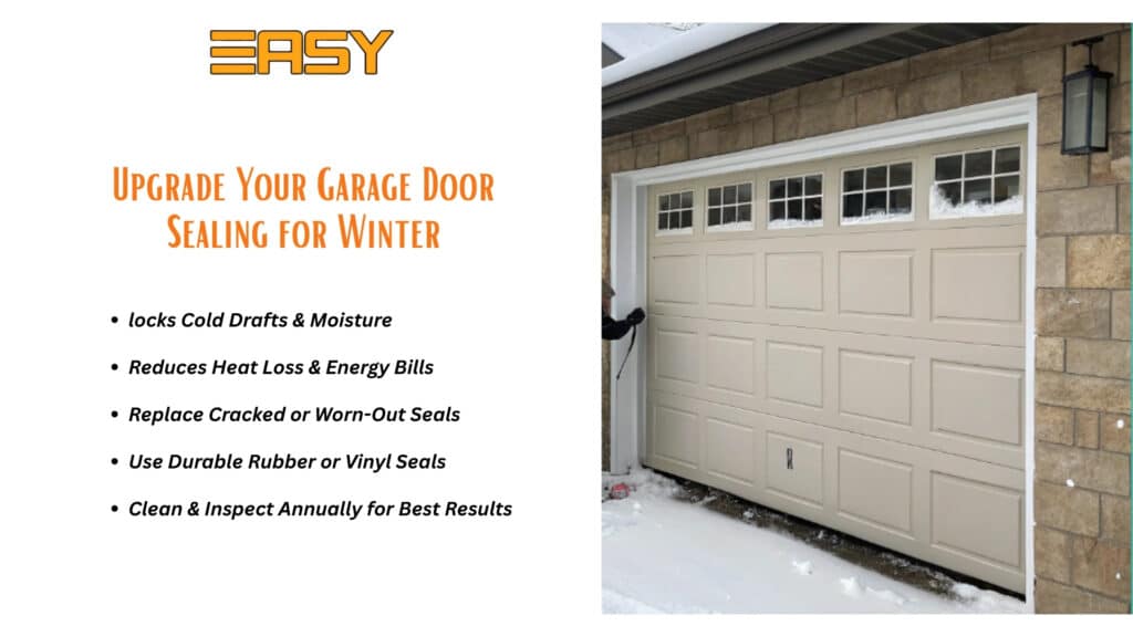 garage door sealing benefits