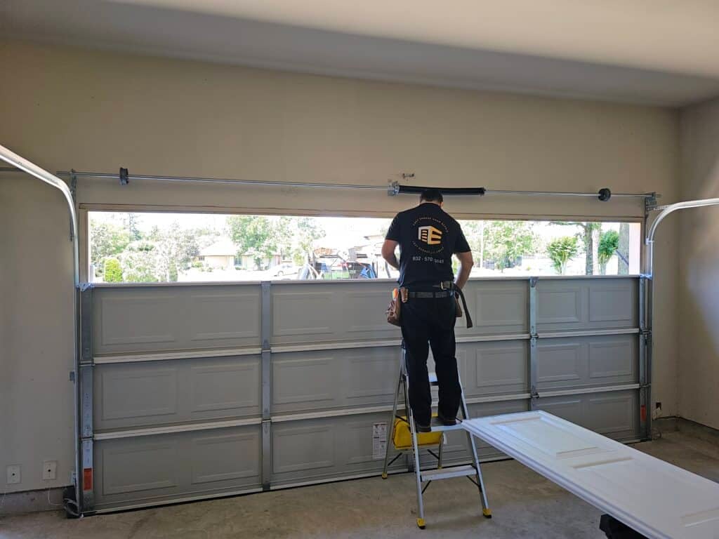 Garage Door Installation Service – Full Door Replacement on Saddlebrook Ln, Houston, TX