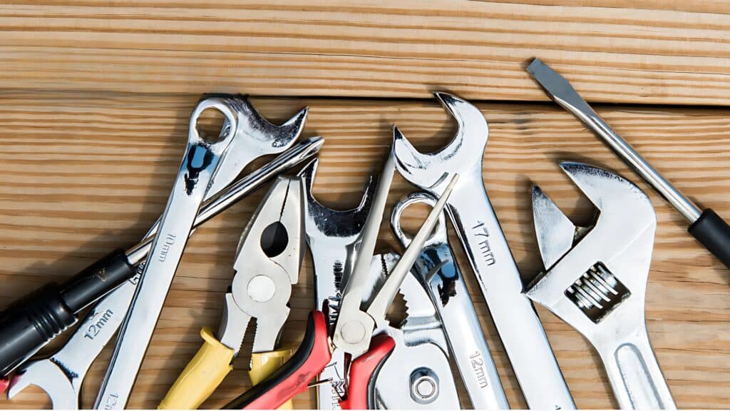 garage door spring repair tools