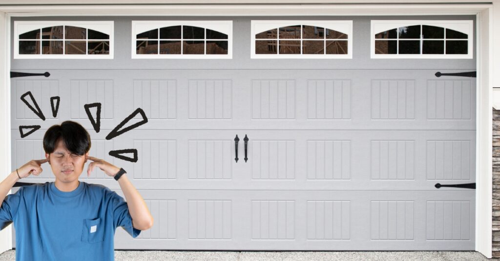 garage door is making loude noise
