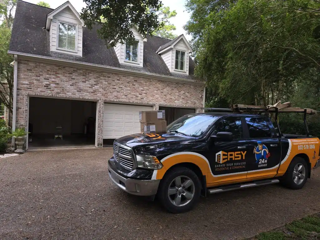 Easy Garage Door Repair technician at work in Houston