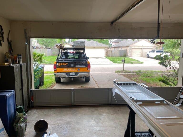Garage Door Track Adjustment – Misalignment Fix on Willers Way, Houston, TX