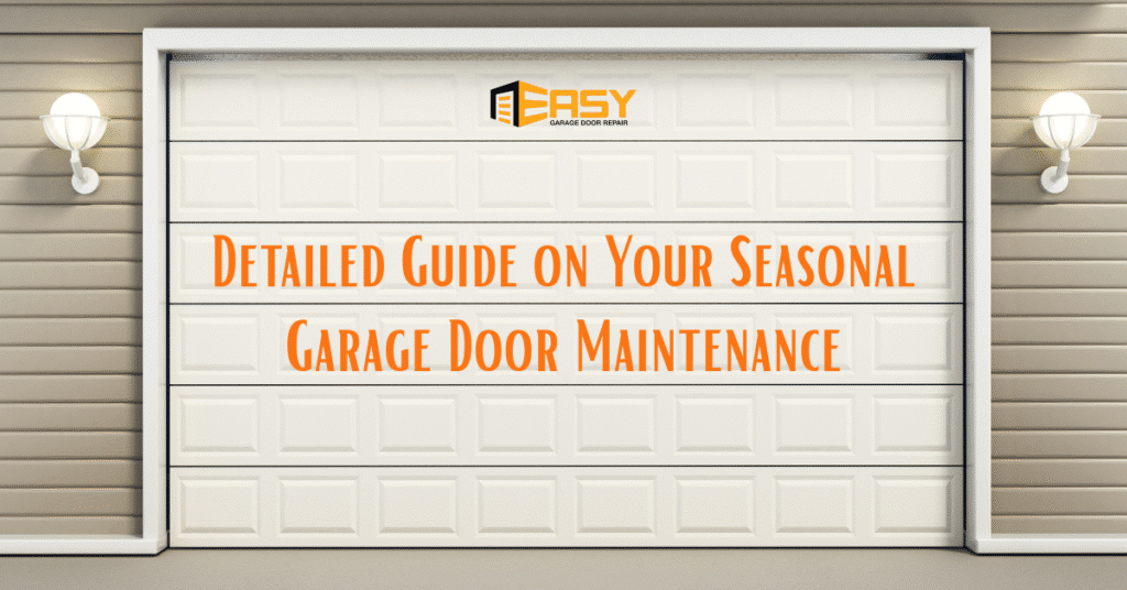 seasonal garage door maintenance