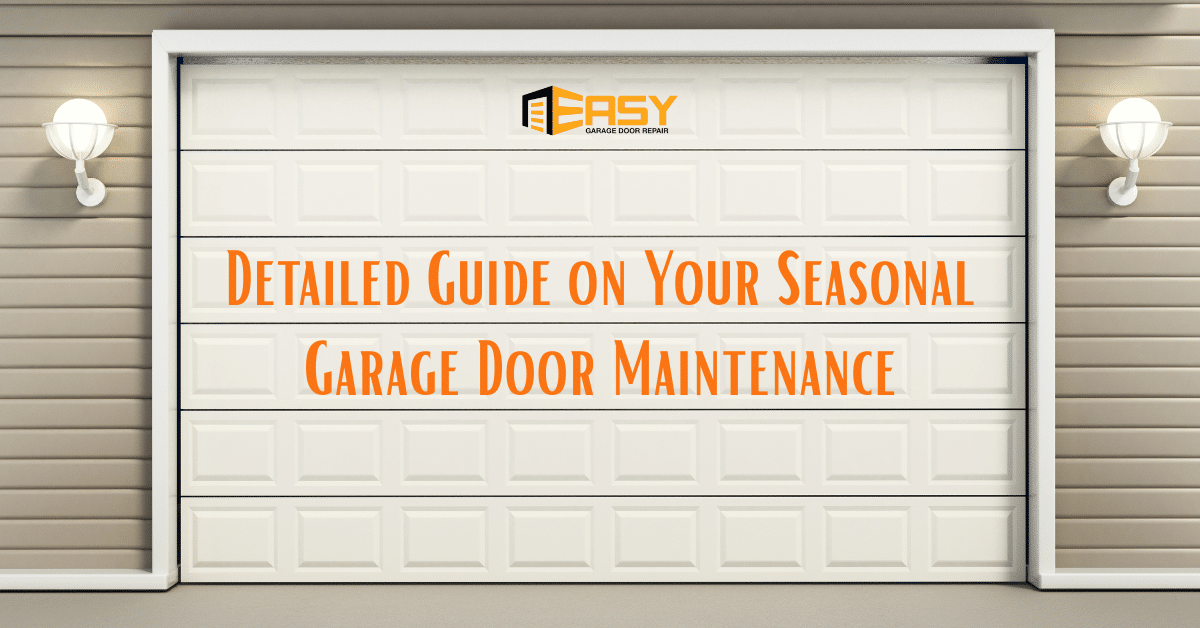 seasonal garage door maintenance