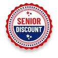 Senior discount available for garage door service
