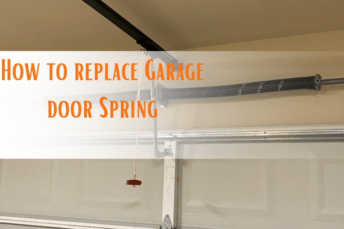 how to replace garage door spring