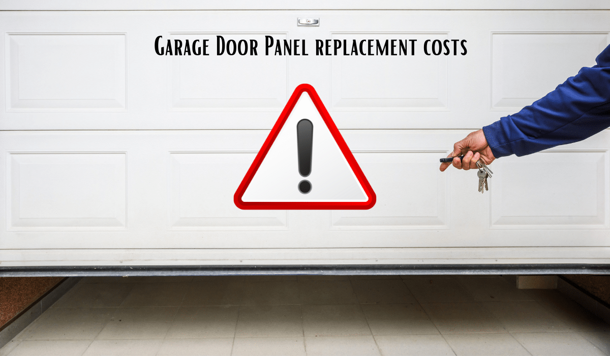 garage door panel replacement costs