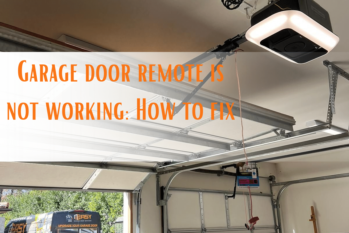 garage door opener is not working