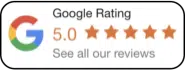 Google Rating 5 stars