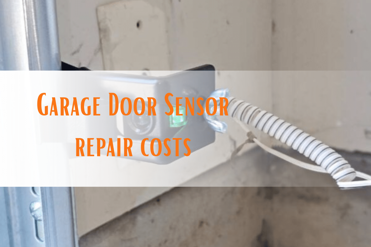 garage door sensor repair costs