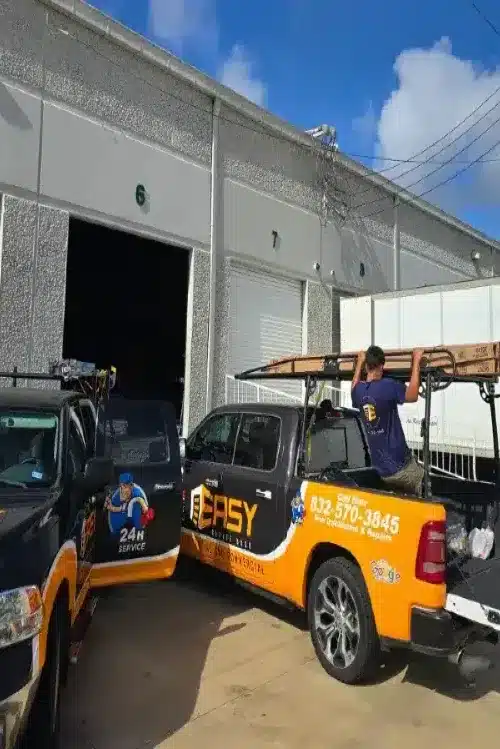 Easy Garage Door Repair service trucks in Houston