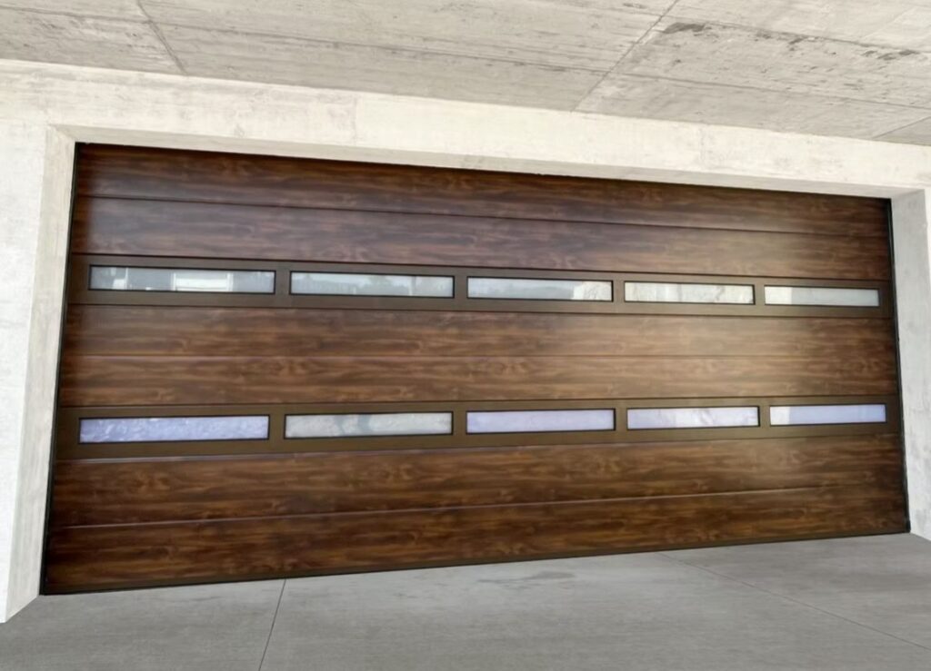 Wood garage doors
