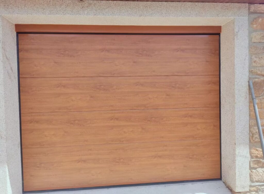 wood garage door