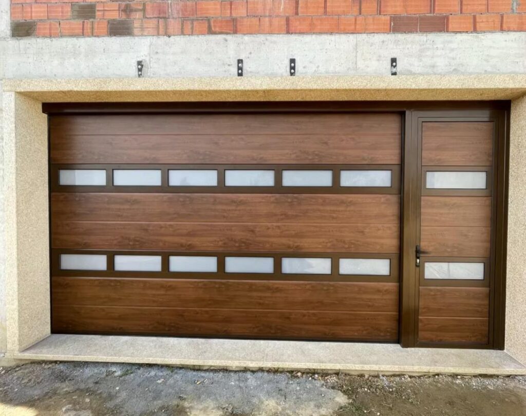 wood garage door