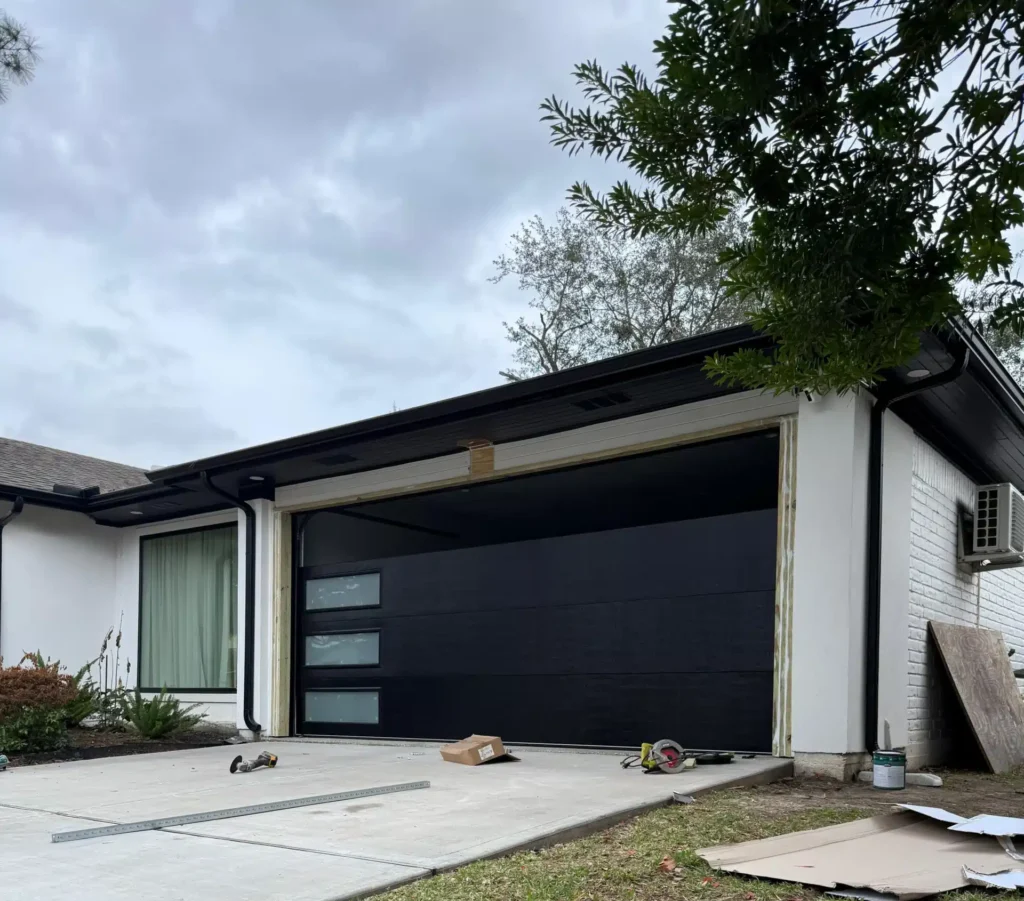 garage door conversion