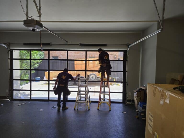 glass garage doors