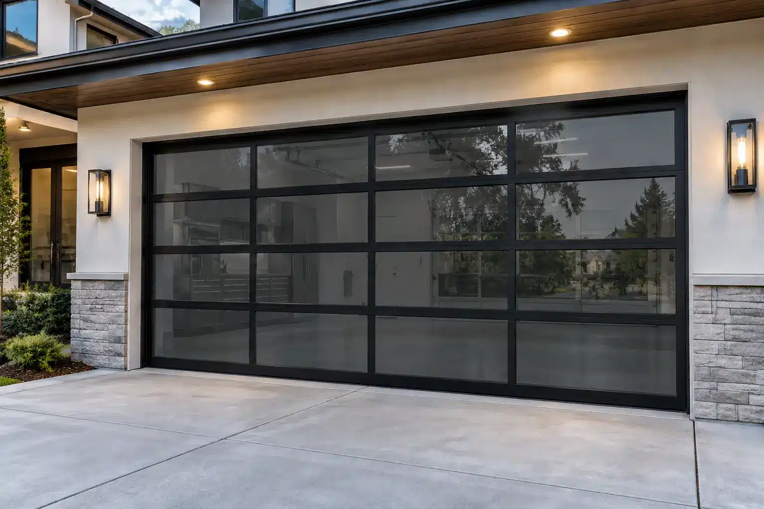gray tinted glass