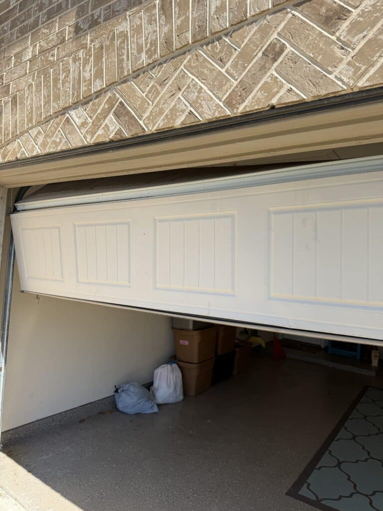 off track garage door case Katy