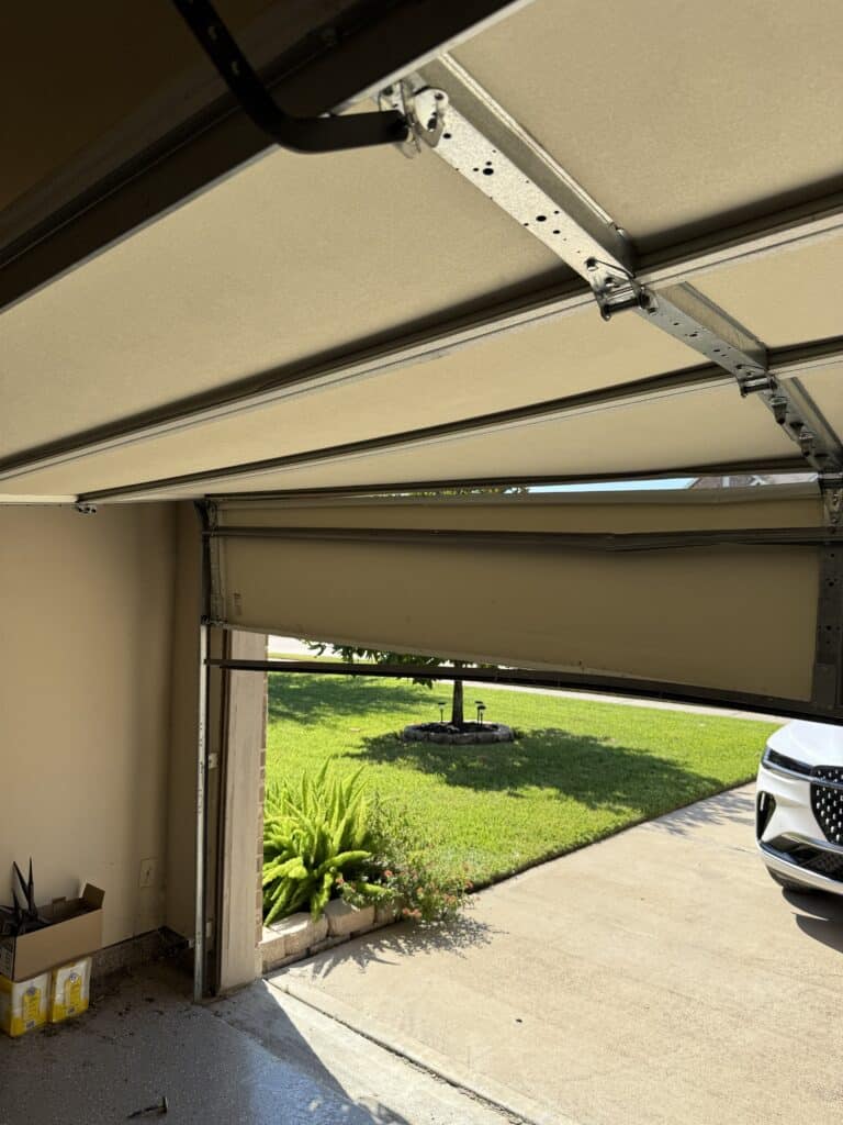 off track garage door case Katy