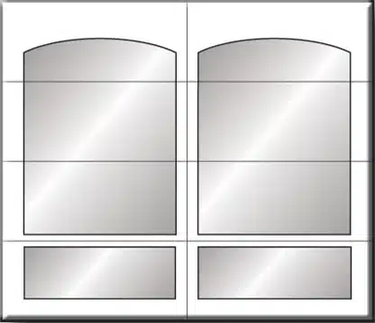 Carriage Creek garage door Style 7 design