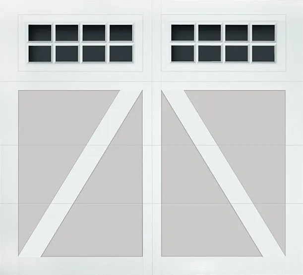 Garage door size option 8', 9', 19'